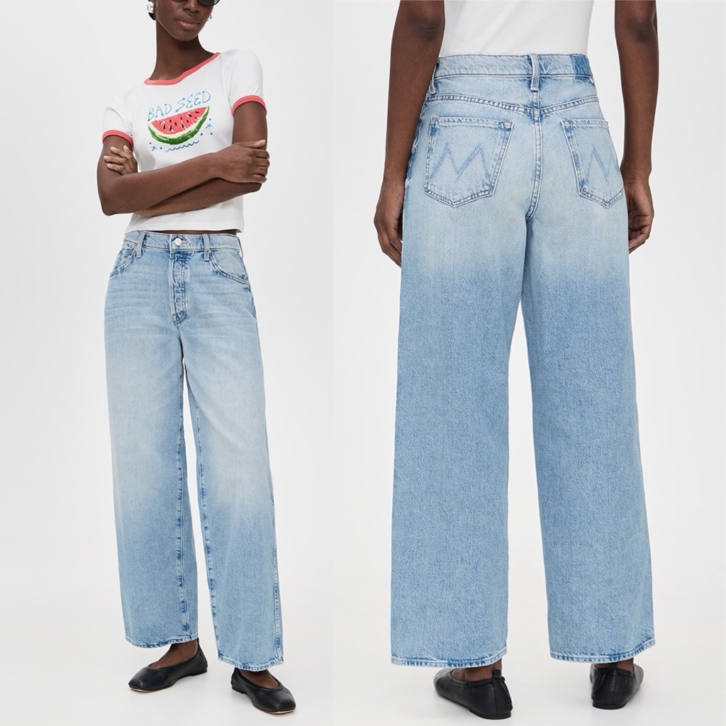 Mother Superior Jeans Delinquent Button Nerdy This Is How I Roll Blue Size 25